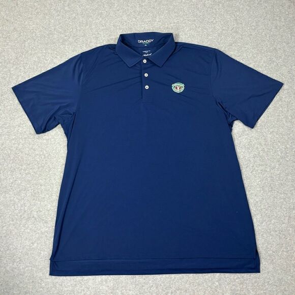 B Draddy Other - B Draddy Sport Golf Polo Shirt Mens Size Large Blue Performance Short Sleeve Top